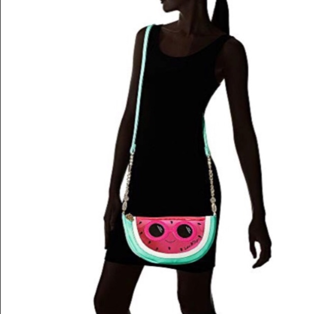 🌺Betsey Johnson watermelon clear crossbody bag. - Picture 4 of 7